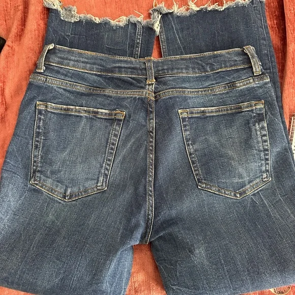 Zara straight leg cropped denim 42 - Picture 5 of 5